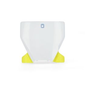 ACERBIS white/yellow front number plate for HUSQVARNA