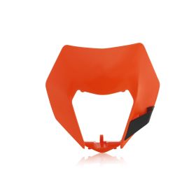 Mascherina portafaro ACERBIS arancio per KTM