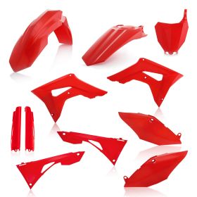 Kit carene 11 pezzi ACERBIS rosso per HONDA CRF R