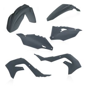 Kit carene 6 pezzi ACERBIS grigio metallico per KAWASAKI