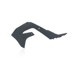 ACERBIS metallic gray radiator side panels for KAWASAKI