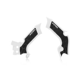 ACERBIS X-Grip Frame Protector White/Black for KAWASAKI