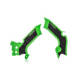 Paratelaio ACERBIS X-Grip verde/nero per KAWASAKI