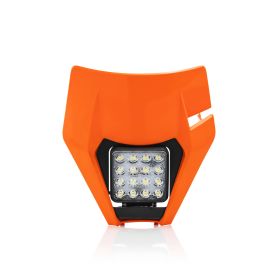ACERBIS VSL Scheinwerfermaske orange 16 LEDs 48W für KTM