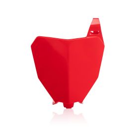 ACERBIS Red Front Number Plate for HONDA