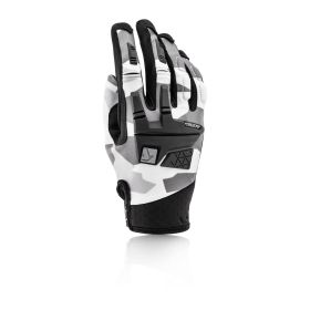 Guanti Motocross Enduro ACERBIS CE X-ENDURO Omologati Grigio Nero