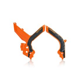 ACERBIS X-Grip Rahmenprotektor Orange/Schwarz für KTM
