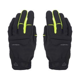 Motorcycle Gloves ACERBIS CE URBAN WP 2 Approved Waterproof Black Yellow