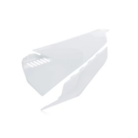 ACERBIS white ventilated side number plate for HUSQVARNA