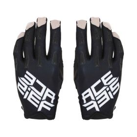 Motocross Enduro Gloves for Kids ACERBIS CE MX X-K KID Approved Black