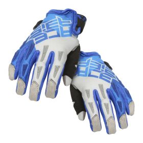 Motocross Enduro Gloves for Kids ACERBIS CE MX X-K KID Approved Blue Grey