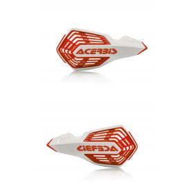 ACERBIS Universal Open Handguards White/Red X-Future