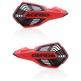 ACERBIS Garde-mains Universels Ouverts Rouge/Noir X-Future