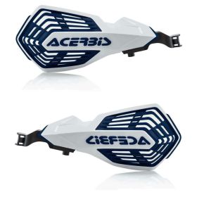 ACERBIS Garde-mains ouverts Blanc/Bleu K-Future