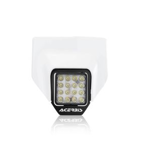 ACERBIS VSL Scheinwerfermaske Weiß 16 LED 48W für HUSQVARNA