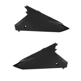 ACERBIS metallisch schwarze Seitennummerntafel für HONDA