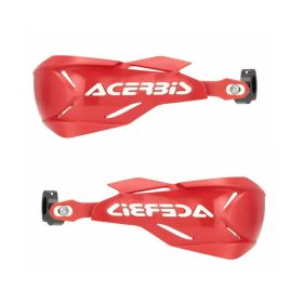 Garde-mains fermés rouges X-FACTORY pour Yamaha Tenere