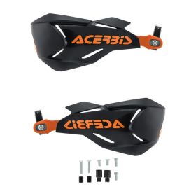 Kit paramani chiusi ACERBIS X-Factory neri/arancio e kit di montaggio