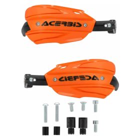 ACERBIS Endurance-X Garde-mains fermés Orange/Noir et Kit de montage