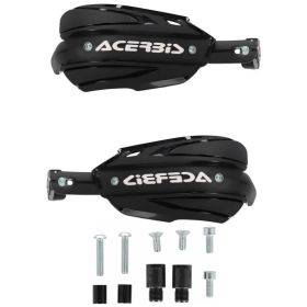 ACERBIS Endurance-X Schwarz/Weiß Geschlossener Handguardsatz und Montagesatz