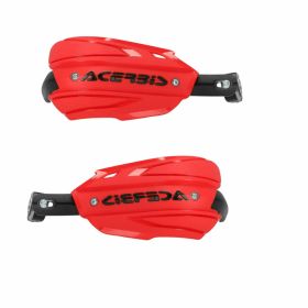 ACERBIS Endurance-X Geschlossene Handprotektoren Rot/Schwarz und Montageset