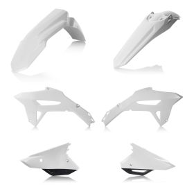 Kit carene 6 pezzi ACERBIS bianco/nero per HONDA CRF R