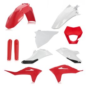 ACERBIS Verkleidungskit 10 Teile Rot/Weiß für GAS GAS