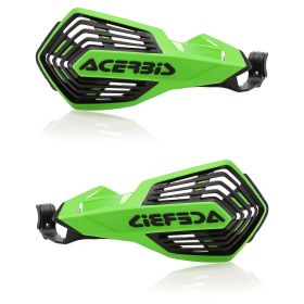 Paramani aperti ACERBIS verdi/neri K-Future KH per KAWASAKI