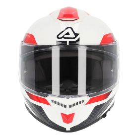 Motocross-Helm ACERBIS Krapon 22.06 Weiß Rot Schwarz