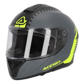 Motocross-Helm ACERBIS Krapon 22.06 Graugelb
