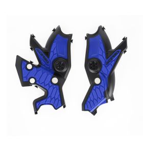 Paratelaio ACERBIS X-Grip nero/blu per YAMAHA