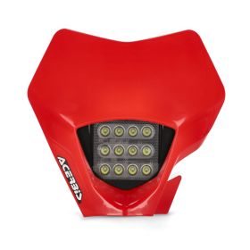 ACERBIS VSL Rote Scheinwerfermaske mit 12 LEDs für GAS GAS