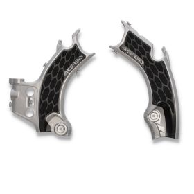 ACERBIS X-Grip Frame Protector Silver/Black for HONDA