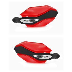 ACERBIS Geschlossene Handprotektoren Rot/Schwarz Argon