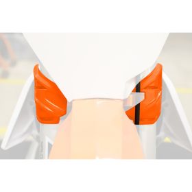 Protezione ACERBIS arancio in termoplastica per piastre inferiori forcella