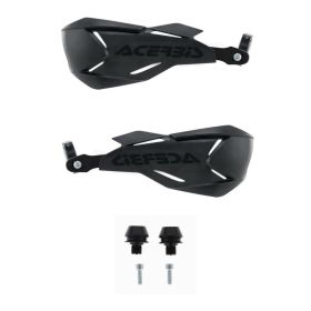 ACERBIS X-Factory Geschlossene Handguards Schwarz und Montagesatz
