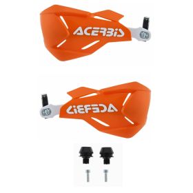 Kit paramani chiusi ACERBIS X-Factory arancio/bianchi e kit di montaggio