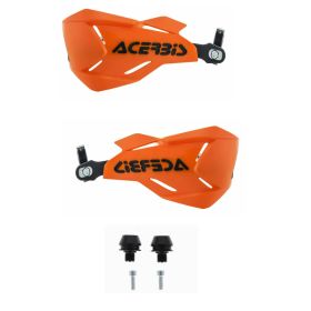 Kit paramani chiusi ACERBIS X-Factory arancio/neri e kit di montaggio