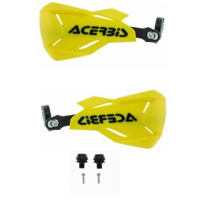 ACERBIS X-Factory Geschlossene Handprotektoren Gelb/Schwarz und Montagesatz