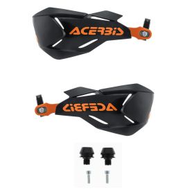 Kit paramani chiusi ACERBIS X-Factory neri/arancio e kit di montaggio