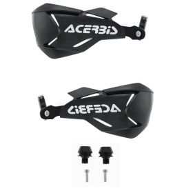 Kit paramani chiusi ACERBIS X-Factory neri/neri e kit di montaggio