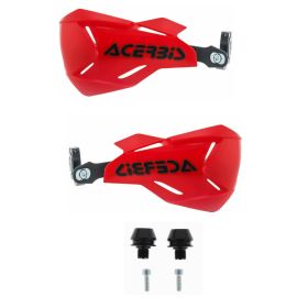 ACERBIS X-Factory Closed Handguards Red/Black and Mounting Kit