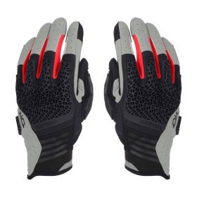 Guanti Motocross Enduro ACERBIS CE CROSSOVER Omologati Grigio Chiaro