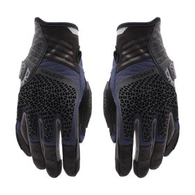 Guanti Motocross Enduro ACERBIS CE CROSSOVER Omologati Blu Grigio