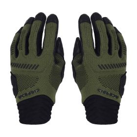 Guanti Motocross Enduro ACERBIS CE MAYA Omologati Verde Militare