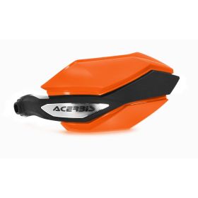 ACERBIS Argon Closed Handguards Orange/Black for Aprilia/Benelli/Moto Guzzi/Honda/QJ