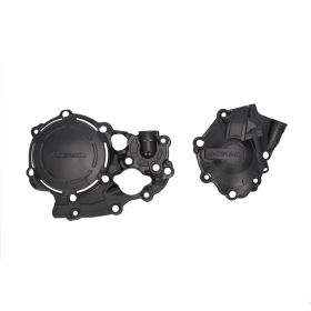 ACERBIS X-Power schwarze Kupplungs- und Zündabdeckungen für HONDA