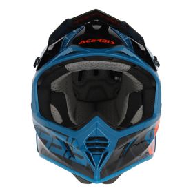Motocross-Helm ACERBIS X-Track 22.06 Glänzendes Schwarzgrün