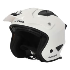 Jet Helm ACERBIS Jet Aria 22.06 Glänzendes Weiß