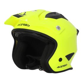 Jet Helm ACERBIS Jet Aria 22.06 Glänzendes Fluo-Gelb